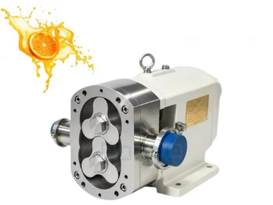 Bomba de rotor sanitária de aço inoxidável