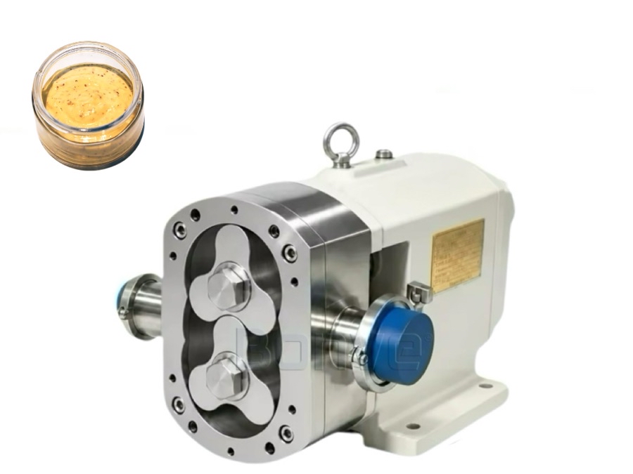 High Viscosity Mayonnaise Pump Food Grade Stainless Steel Lobe Pump